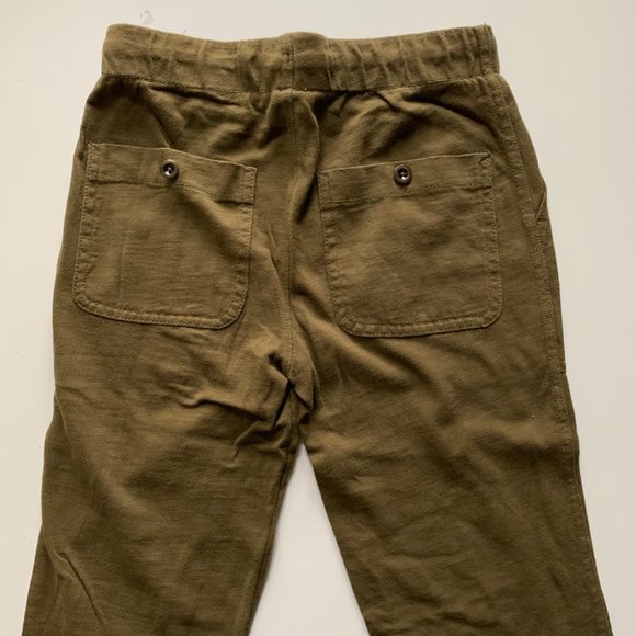 CREWCUTS military green jersey jogger size 10 - Picture 6 of 11